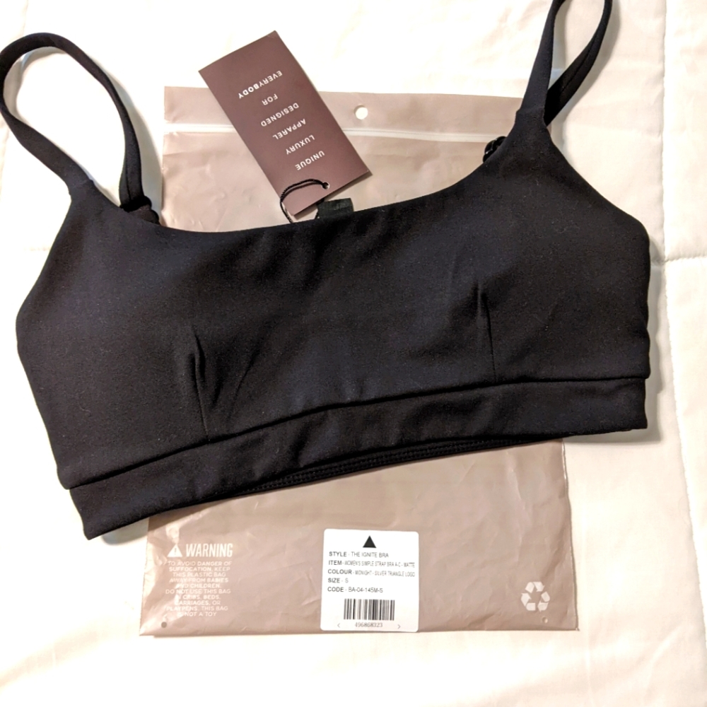 NWT Balance Athletica - Ignite Bra - Midnight - Size S
